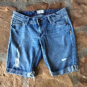 Aeropostale Distressed Denim Short